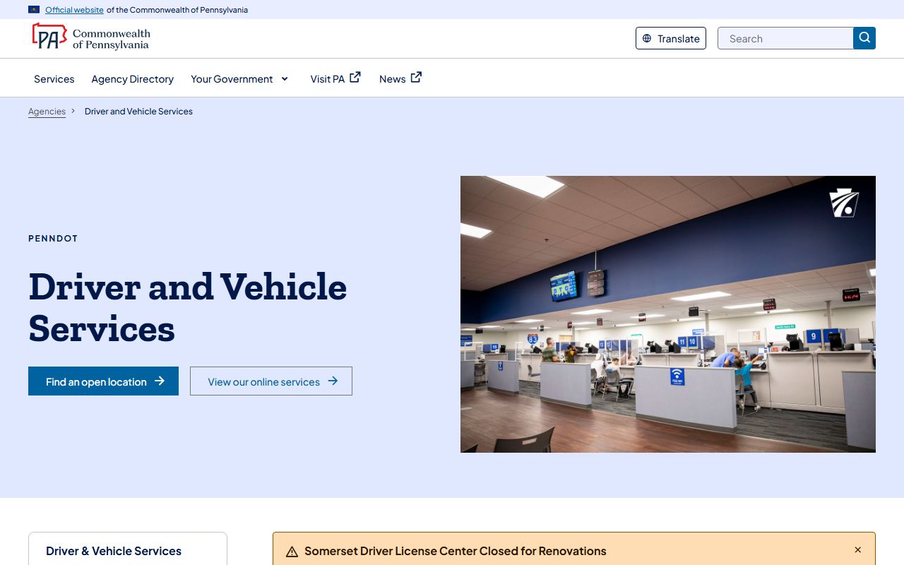 Lehigh County traffic court records PennDOT driver history request page